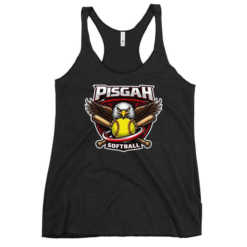 Performance | Thin Racerback Tank Top | Pisgah Rec League | Eagle Softball Logo