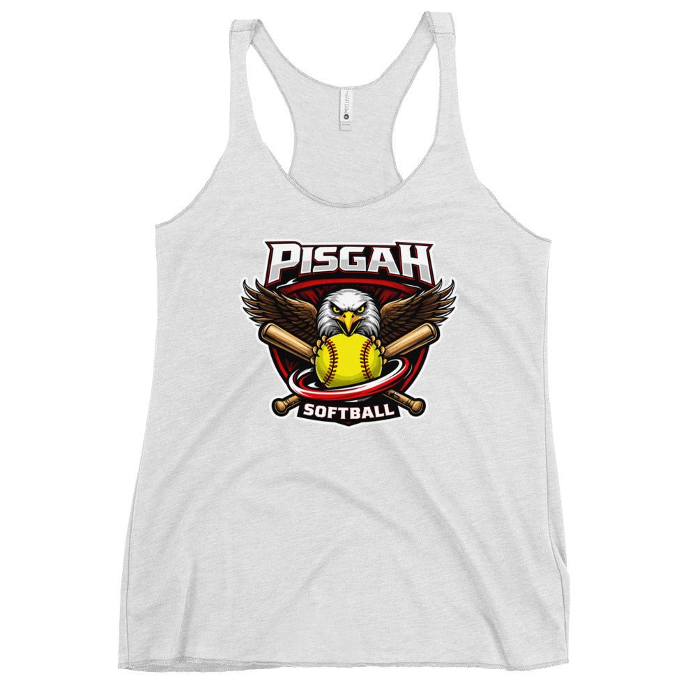 Performance | Thin Racerback Tank Top | Pisgah Rec League | Eagle Softball Logo