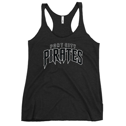 Performance | Thin Racerback Tank Top | Port City Pirates | Script Logo