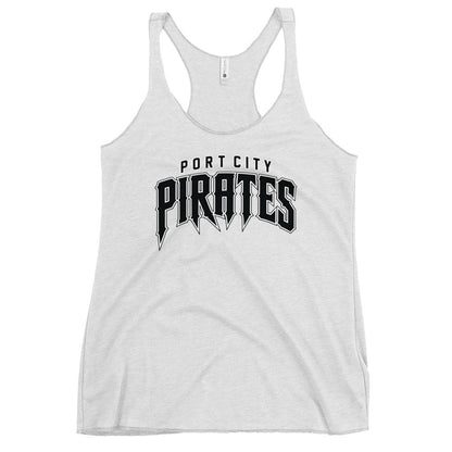 Performance | Thin Racerback Tank Top | Port City Pirates | Script Logo