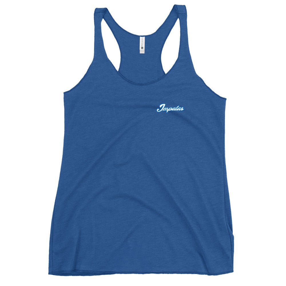 Performance | Thin Racerback Tank Top | Poudre Football | Crownline Script Logo
