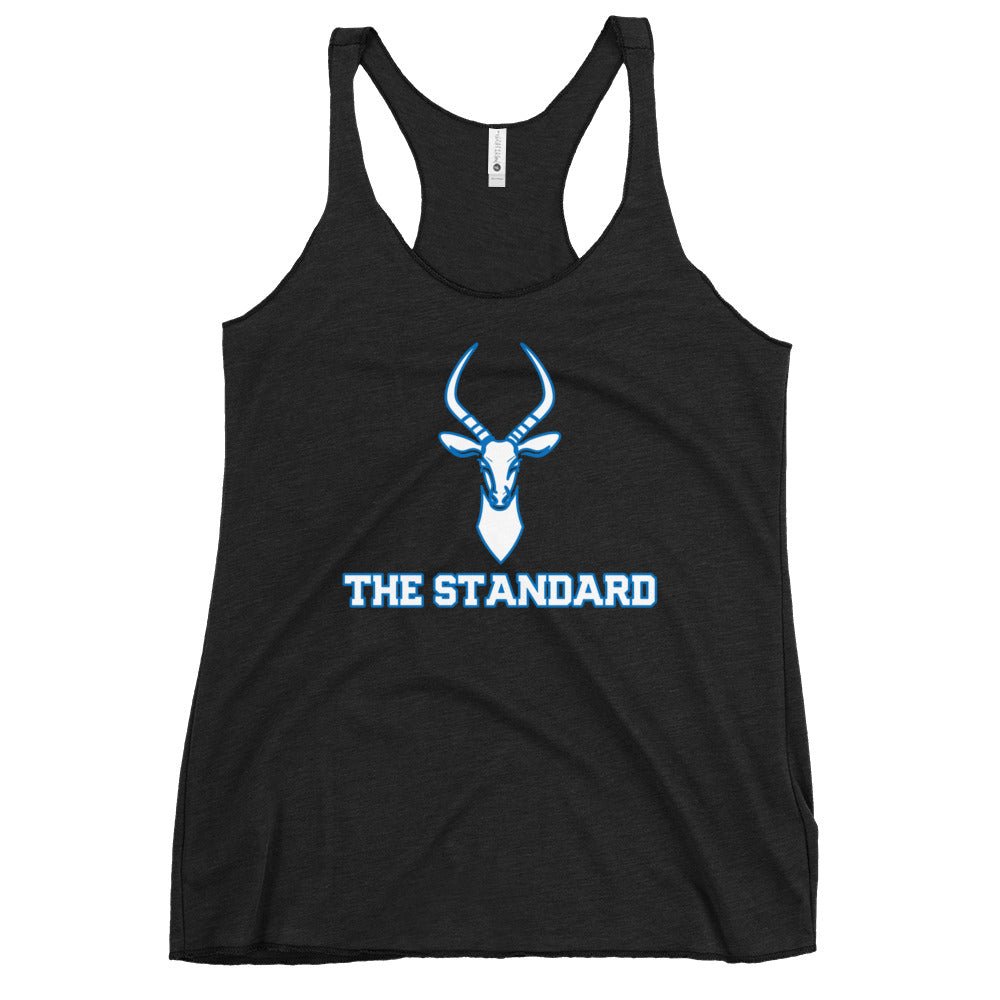 Performance | Thin Racerback Tank Top | Poudre Football | Standard Mark Logo