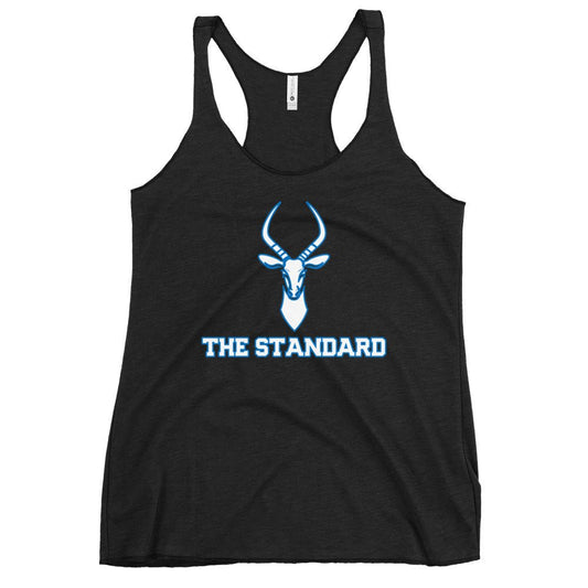 Performance | Thin Racerback Tank Top | Poudre Football | Standard Mark Logo