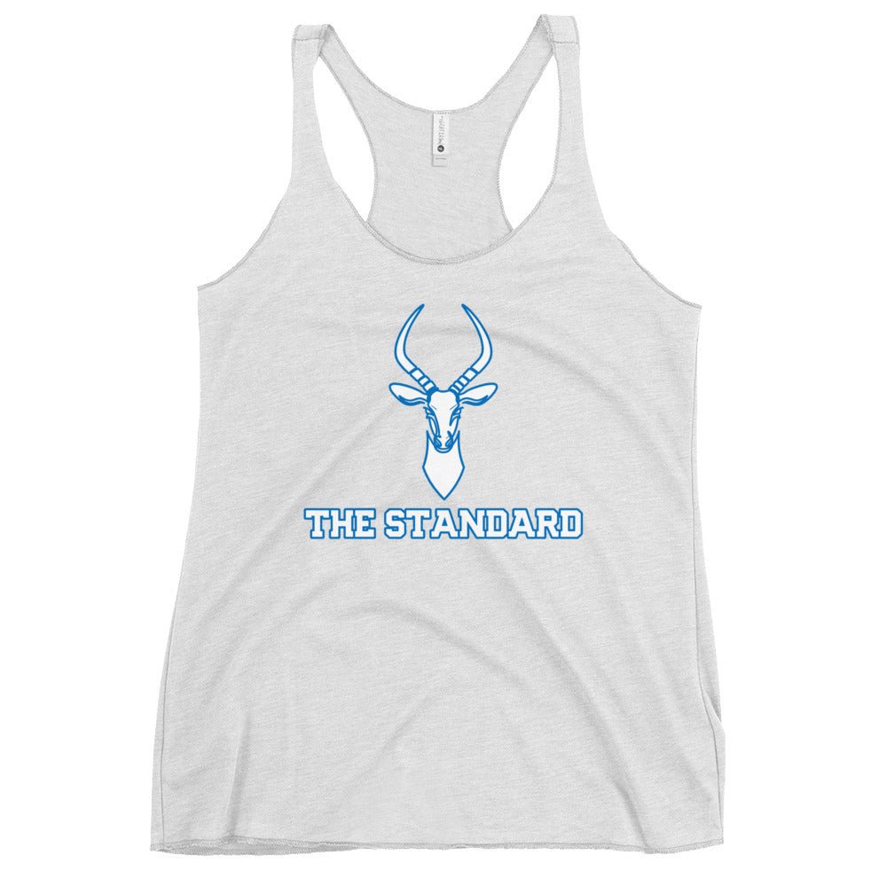 Performance | Thin Racerback Tank Top | Poudre Football | Standard Mark Logo