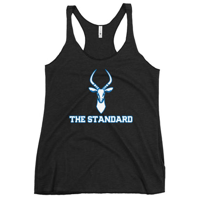 Performance | Thin Racerback Tank Top | Poudre Football | Standard Mark Logo