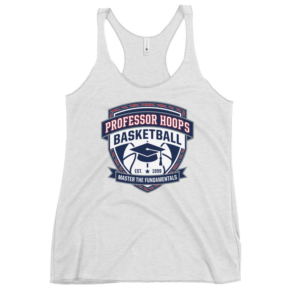 Performance | Thin Racerback Tank Top | Professor Hoops Basketball | Crest Logo
