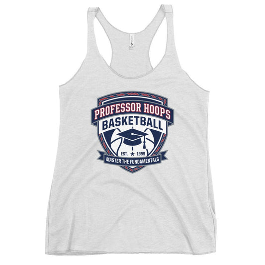 Performance | Thin Racerback Tank Top | Professor Hoops Basketball | Crest Logo