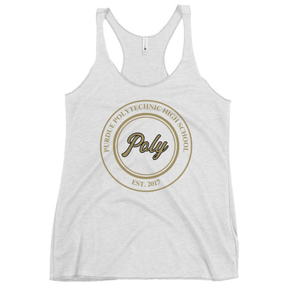 Performance | Thin Racerback Tank Top | Purdue Polytechnic High School | Poly Seal Logo
