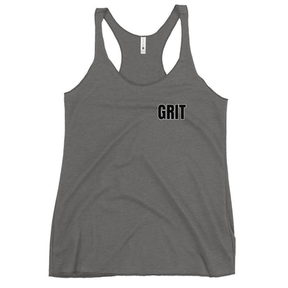 Performance | Thin Racerback Tank Top | Pure Grit Softball | Black Logo