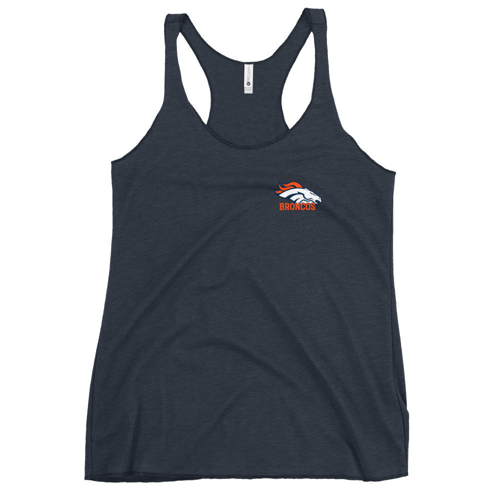 Performance | Thin Racerback Tank Top | Rapid City Broncos - BHYFL | Athletics Logo