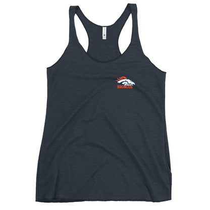 Performance | Thin Racerback Tank Top | Rapid City Broncos - BHYFL | Athletics Logo