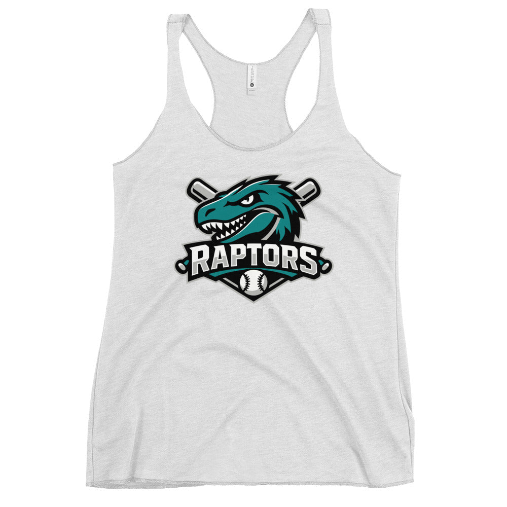 Performance | Thin Racerback Tank Top | Raptors | Patch Logo