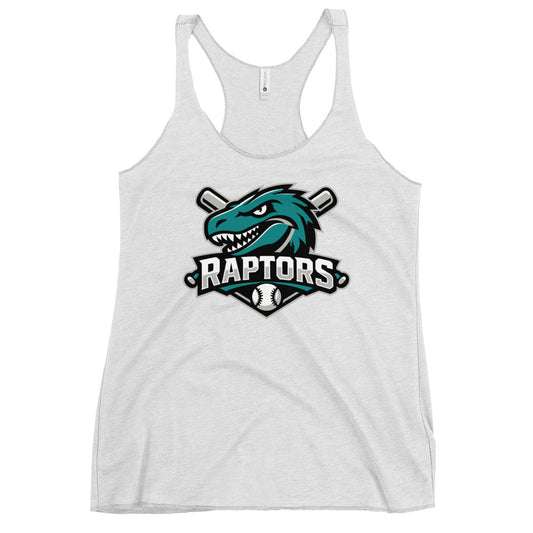 Performance | Thin Racerback Tank Top | Raptors | Patch Logo