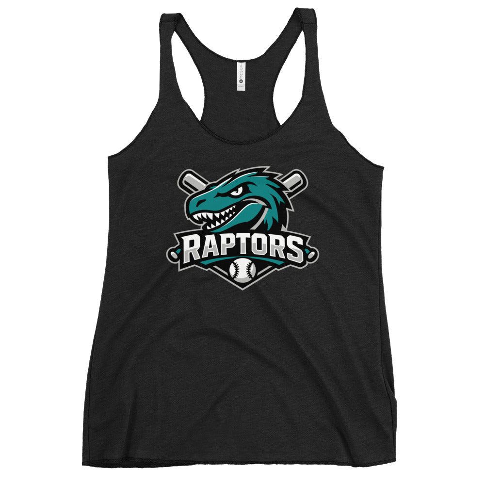 Performance | Thin Racerback Tank Top | Raptors | Patch Logo