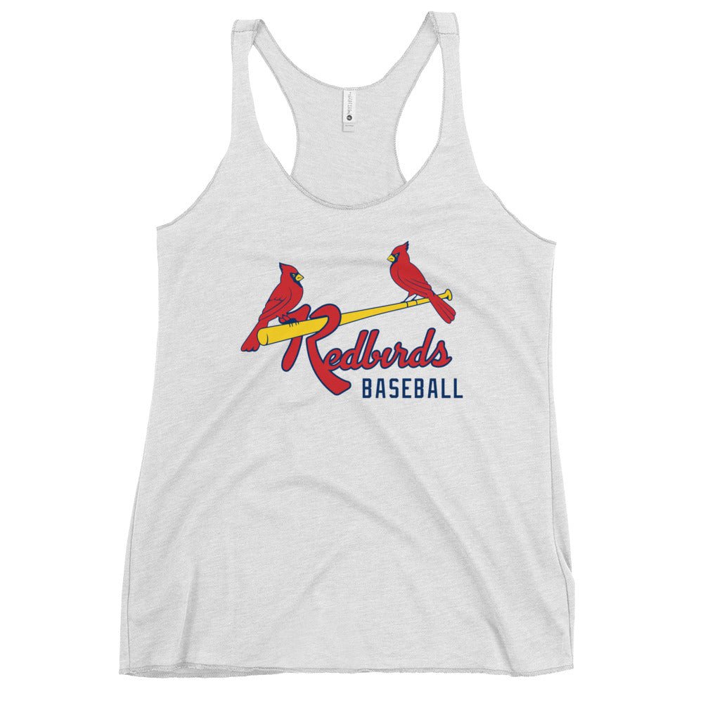 Performance | Thin Racerback Tank Top | Redbirds | Redbirds Logo