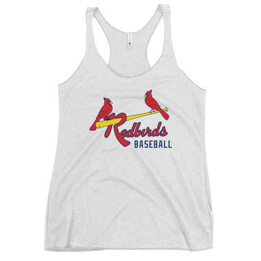 Performance | Thin Racerback Tank Top | Redbirds | Redbirds Logo