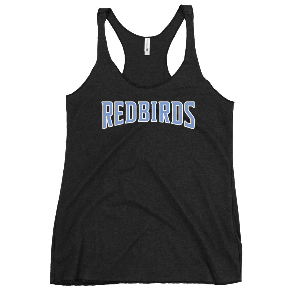 Performance | Thin Racerback Tank Top | Redbirds | Script Logo
