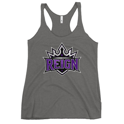 Performance | Thin Racerback Tank Top | REIGN 10U Softball | Emblem Logo
