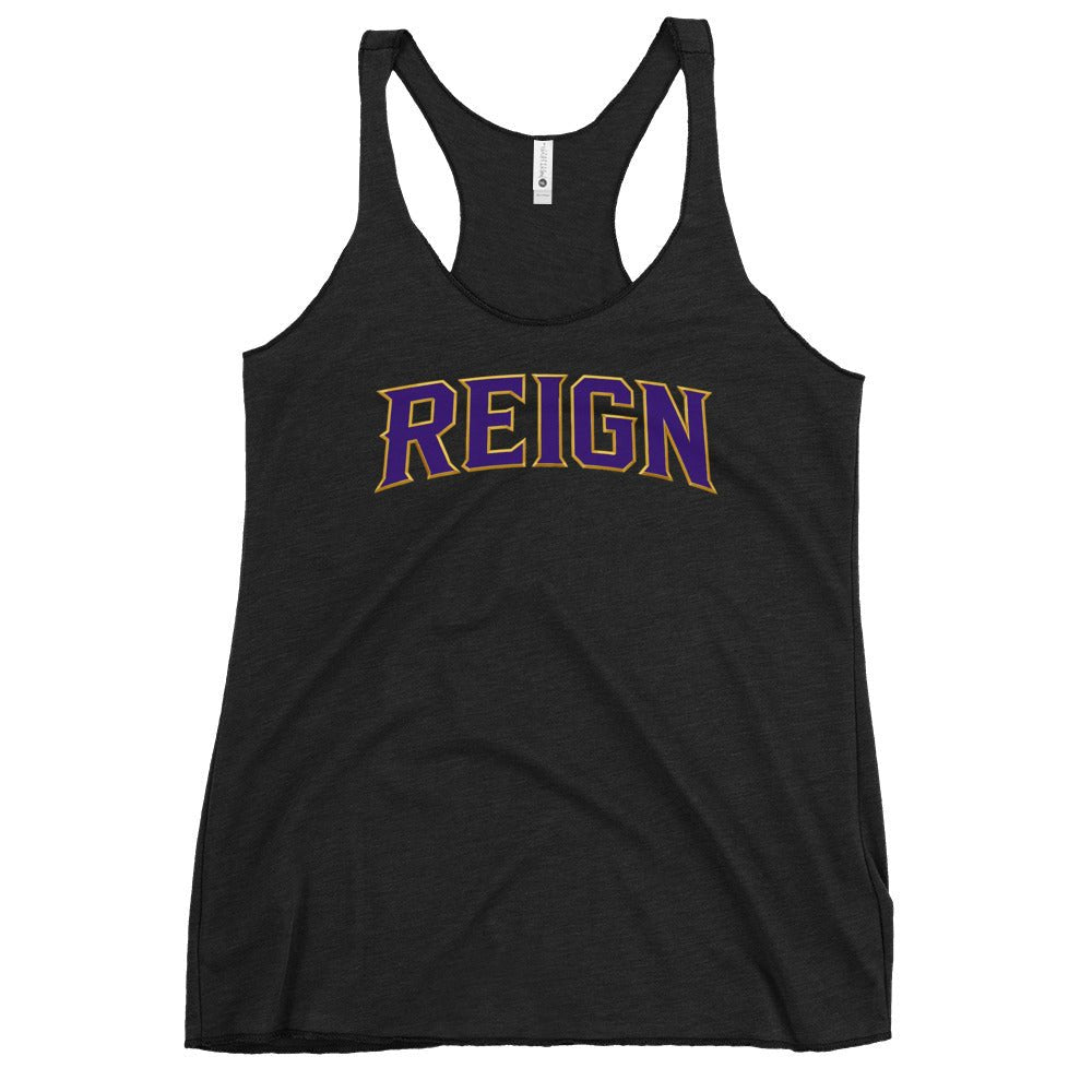 Performance | Thin Racerback Tank Top | REIGN 10U Softball | Modern Script Logo