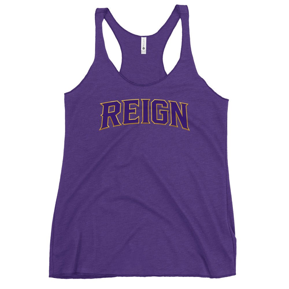 Performance | Thin Racerback Tank Top | REIGN 10U Softball | Modern Script Logo