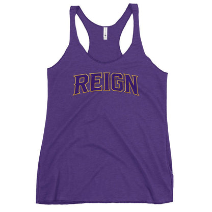 Performance | Thin Racerback Tank Top | REIGN 10U Softball | Modern Script Logo