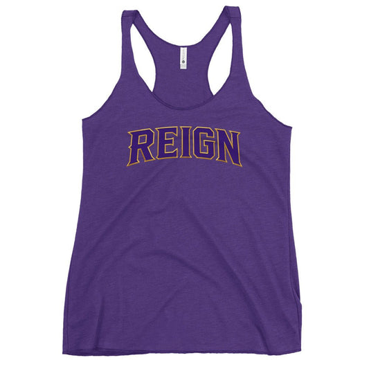 Performance | Thin Racerback Tank Top | REIGN 10U Softball | Modern Script Logo