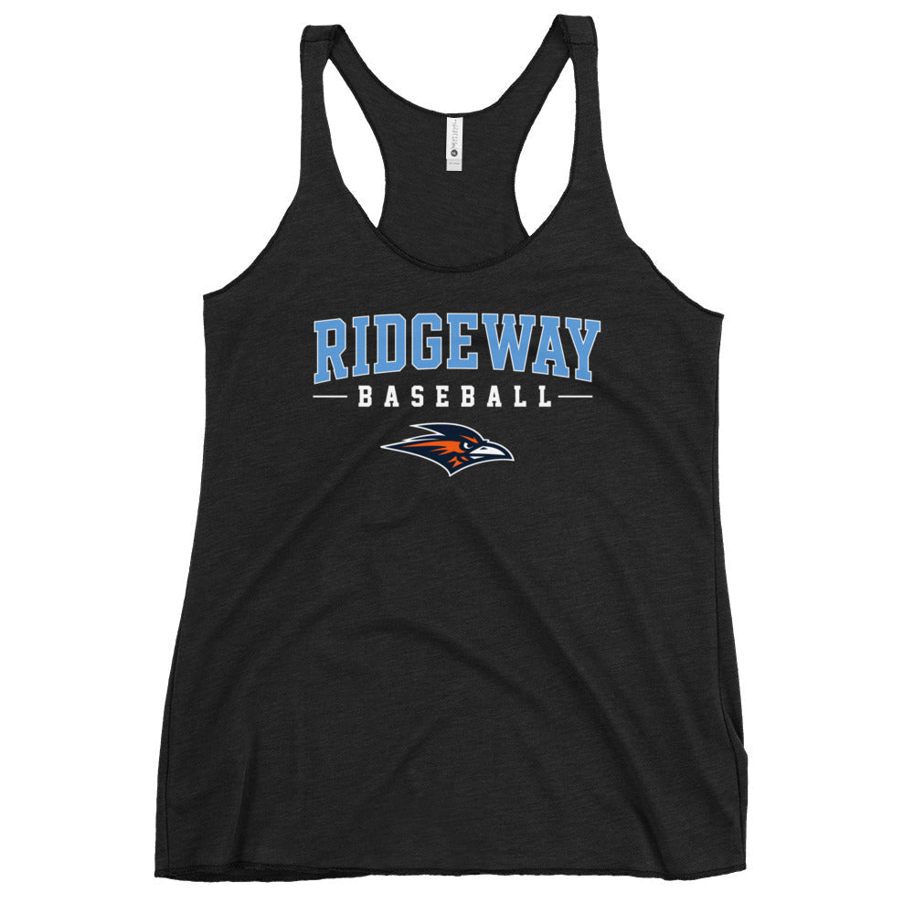 Performance | Thin Racerback Tank Top | Ridgeway High School Baseball | Athletics Logo