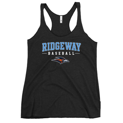 Performance | Thin Racerback Tank Top | Ridgeway High School Baseball | Athletics Logo