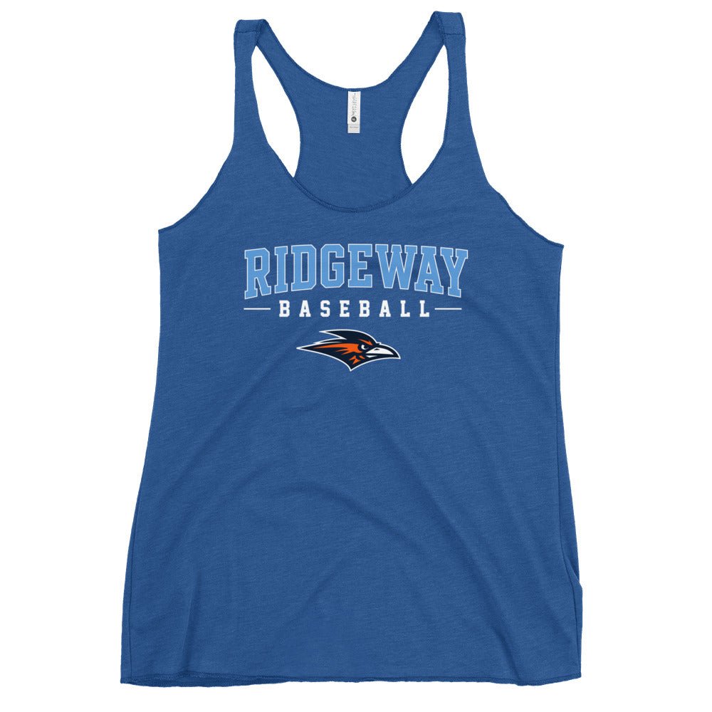 Performance | Thin Racerback Tank Top | Ridgeway High School Baseball | Athletics Logo