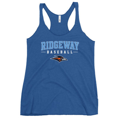 Performance | Thin Racerback Tank Top | Ridgeway High School Baseball | Athletics Logo