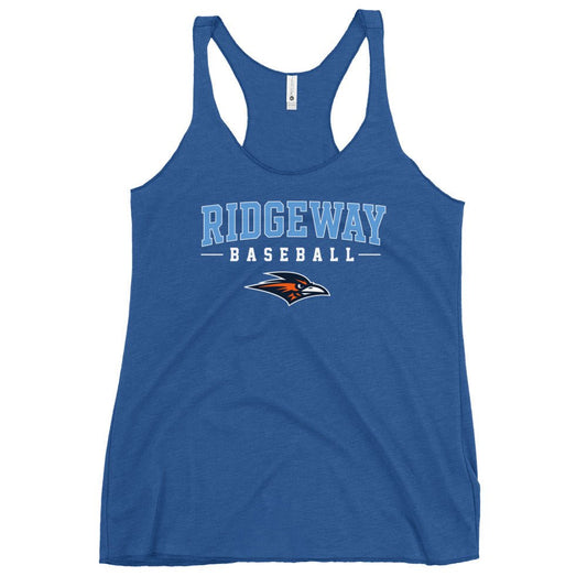 Performance | Thin Racerback Tank Top | Ridgeway High School Baseball | Athletics Logo