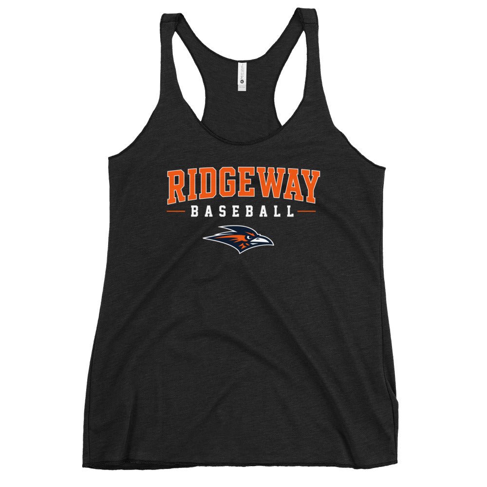 Performance | Thin Racerback Tank Top | Ridgeway High School Baseball | Emblem Logo