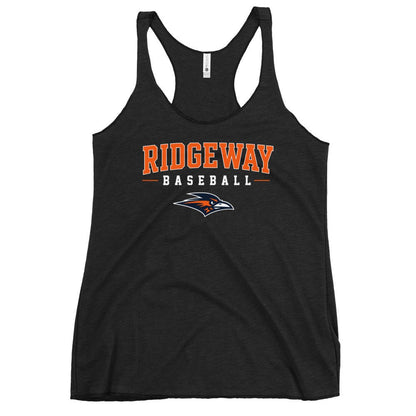 Performance | Thin Racerback Tank Top | Ridgeway High School Baseball | Emblem Logo