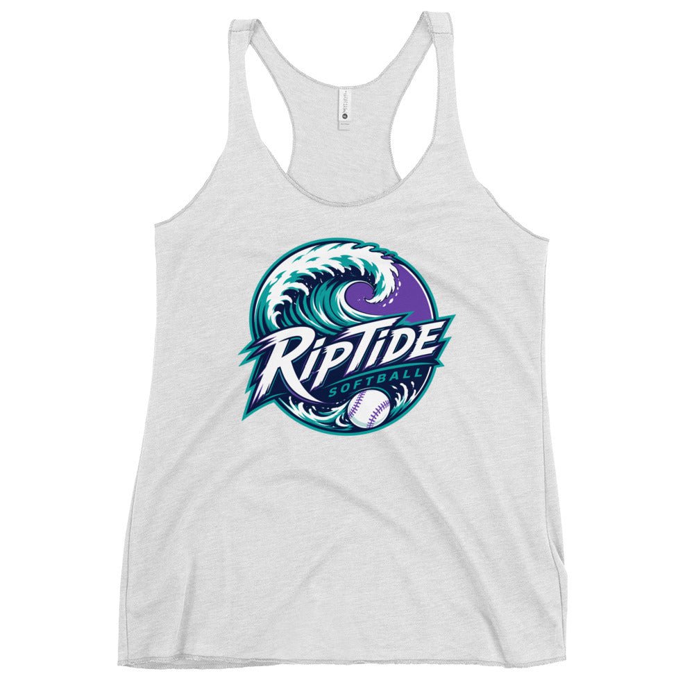 Performance | Thin Racerback Tank Top | RipTide Softball | Emblem Logo