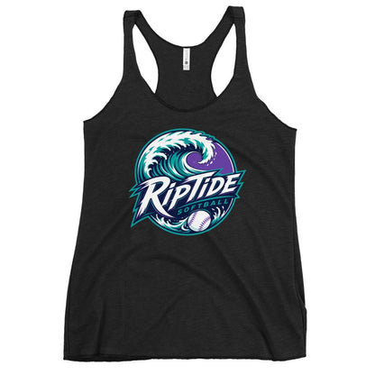 Performance | Thin Racerback Tank Top | RipTide Softball | Emblem Logo