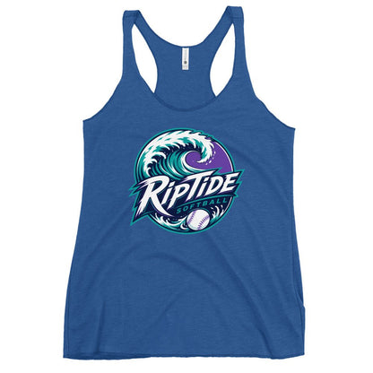 Performance | Thin Racerback Tank Top | RipTide Softball | Emblem Logo