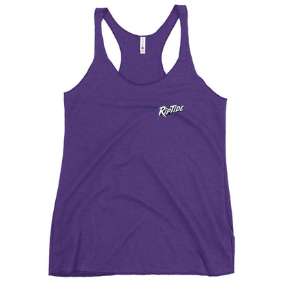 Performance | Thin Racerback Tank Top | RipTide Softball | Modern Script Logo