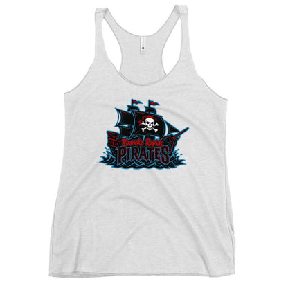 Performance | Thin Racerback Tank Top | Roanoke Rapids Pirates | Black Sail Battlers Logo