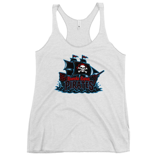 Performance | Thin Racerback Tank Top | Roanoke Rapids Pirates | Black Sail Battlers Logo