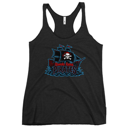 Performance | Thin Racerback Tank Top | Roanoke Rapids Pirates | Black Sail Battlers Logo