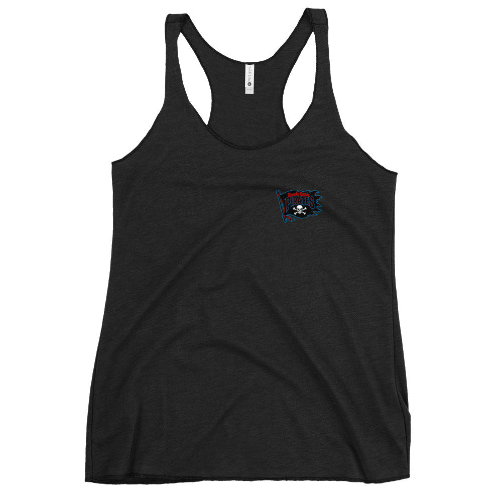 Performance | Thin Racerback Tank Top | Roanoke Rapids Pirates | Blackwave Flag Logo