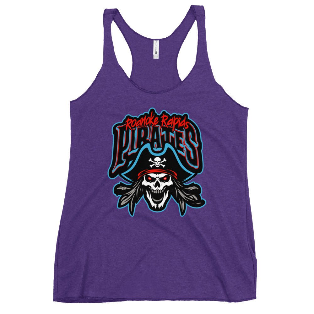 Performance | Thin Racerback Tank Top | Roanoke Rapids Pirates | Reaver Captain Logo