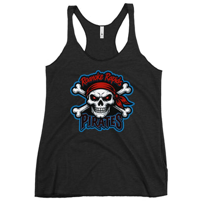 Performance | Thin Racerback Tank Top | Roanoke Rapids Pirates | River Raiders Logo