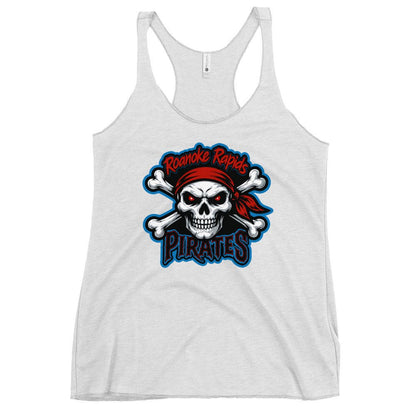 Performance | Thin Racerback Tank Top | Roanoke Rapids Pirates | River Raiders Logo