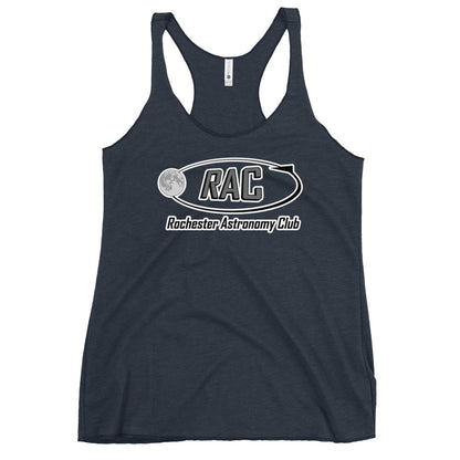 Performance | Thin Racerback Tank Top | Rochester Astronomy Club | Orbit Logo