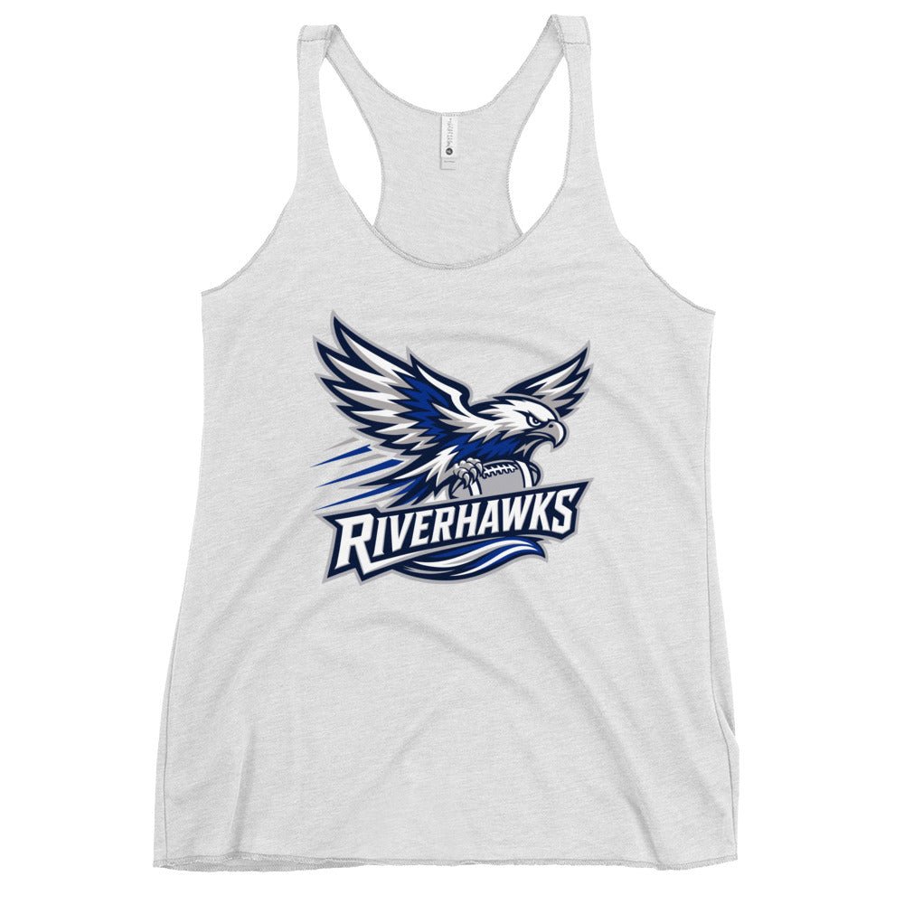 Performance | Thin Racerback Tank Top | Rochester Riverhawks | Crest Logo