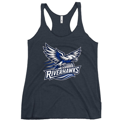 Performance | Thin Racerback Tank Top | Rochester Riverhawks | Crest Logo