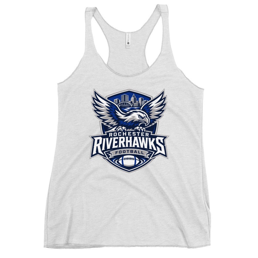 Performance | Thin Racerback Tank Top | Rochester Riverhawks | Shield Logo