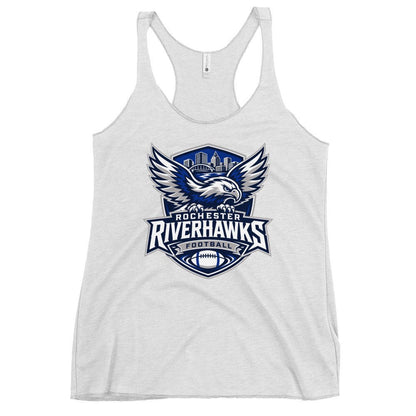Performance | Thin Racerback Tank Top | Rochester Riverhawks | Shield Logo