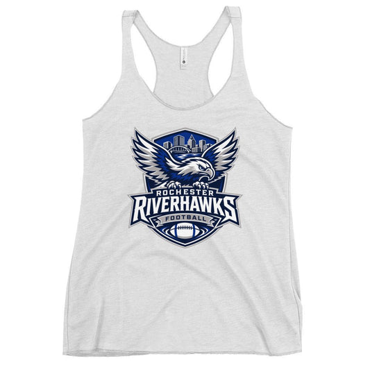 Performance | Thin Racerback Tank Top | Rochester Riverhawks | Shield Logo